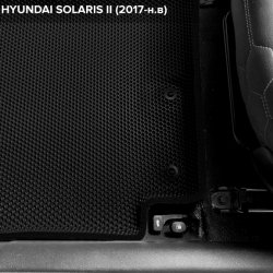3D коврики EVA с бортами Hyundai Solaris II (2017-н.в.)