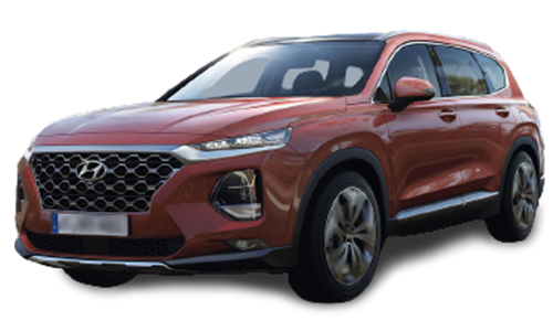 2D коврики EVA в салон и багажник  на Hyundai Santa Fe IV 5 мест (2018-2021)
