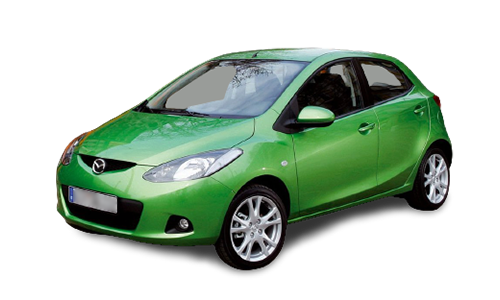2D коврики EVA в салон на Mazda 2 II DE (2007-2010)