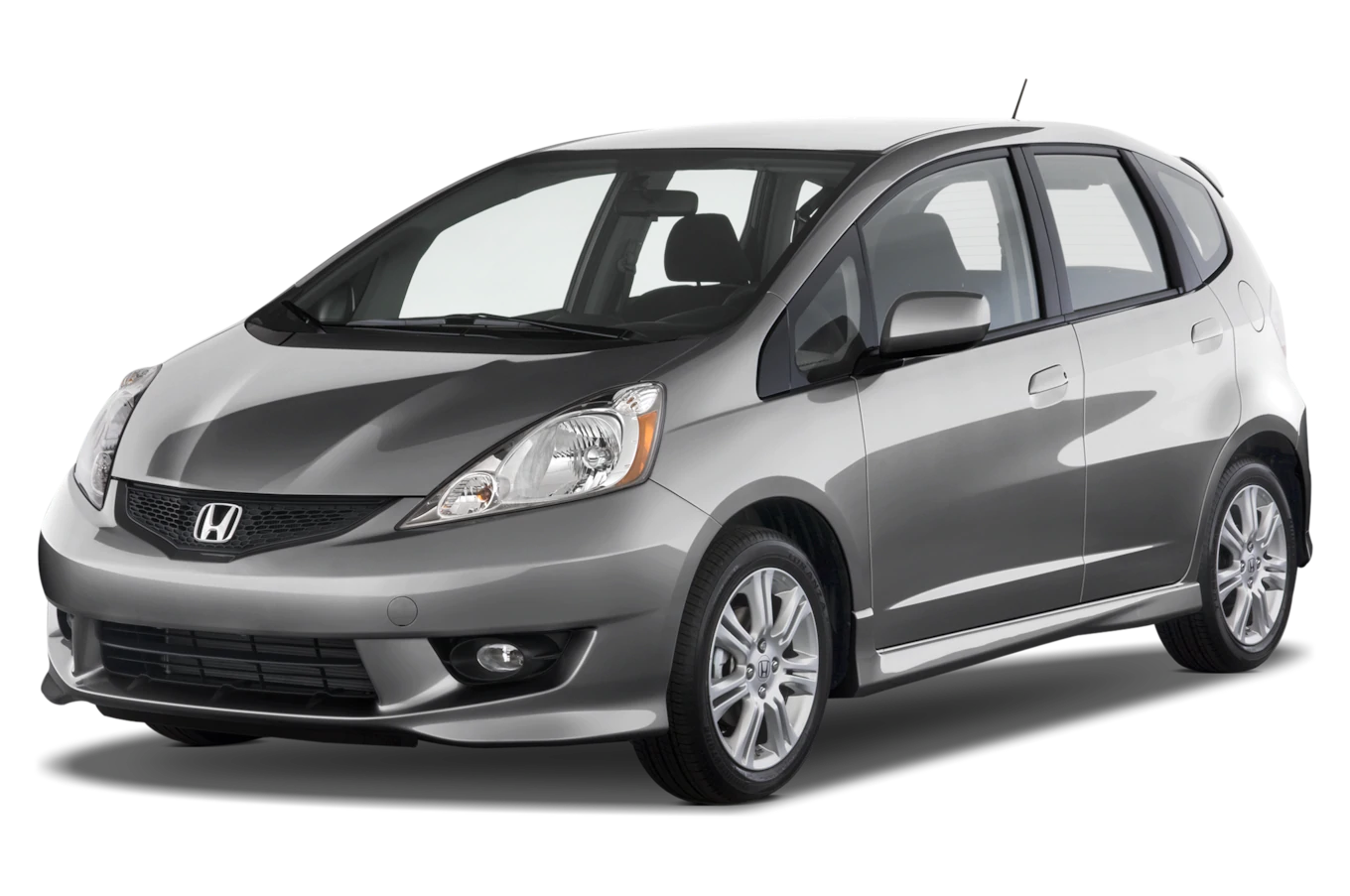 2D коврики EVA в салон и багажник  на Honda Fit II, левый руль (2007-2014)