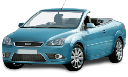 2D коврики EVA в салон  на Ford Focus II кабриолет (2004-2011)