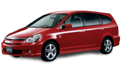 2D коврики EVA в салон и багажник  на Honda Stream I рестайлинг, правый руль (2003-2006)